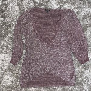 Express purple sweater